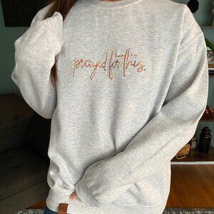 Hand Embroidered Crewneck